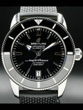 Breitling Superocean Heritage B20 Automatic 42 Black Dial Silver Mesh Bracelet Watch for Men - AB2010121B1A1
