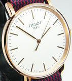 Tissot T Classic Everytime Medium White Dial Two Tone NATO Strap Watch for Men - T109.410.38.031.00