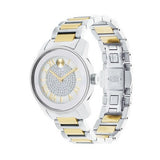 Movado Bold Silver Dial Two Tone Steel Strap Watch For Women - 3600256