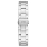 Guess Crown Jewel Diamonds Blue Dial Silver Steel Strap Watch for Women - GW0410L1