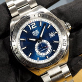 Tag Heuer Formula 1 Calibre 6 Automatic Blue Dial Silver Steel Strap Watch for Men - WAZ2014.BA0842