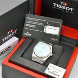 Tissot PRX Powermatic 80 Automatic Mint Green Dial Silver Steel Strap Watch for Men - T137.407.11.091.01