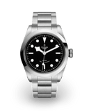 Tudor Black Bay Automatic Black Dial Silver Steel Strap Watch for Men - M79540-0001
