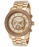 Michael Kors Dylan Rose Gold Dial Rose Gold Steel Strap Watch for Women - MK5576