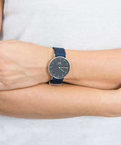 Daniel Wellington Classic Bayswater Black Dial Black NATO Strap Watch For Women - DW00100282