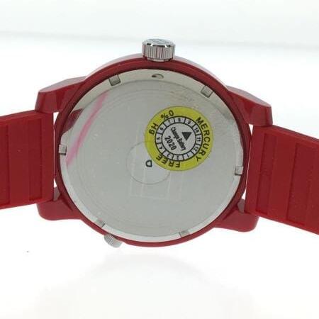 Tommy Hilfiger Denim Red Dial Red Rubber Strap Watch for Men - 1791557