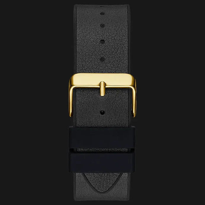 Guess Legend Black Dial Black Rubber Strap Watch For Men - GW0500G1