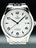 Tudor 1926 Automatic White Dial Silver Steel Strap Watch for Men - M91650-0005