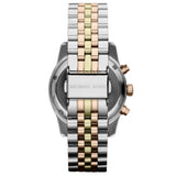 Michael Kors Lexington Chronograph Silver Dial Two Tone Steel Strap Watch for Women - MK5735