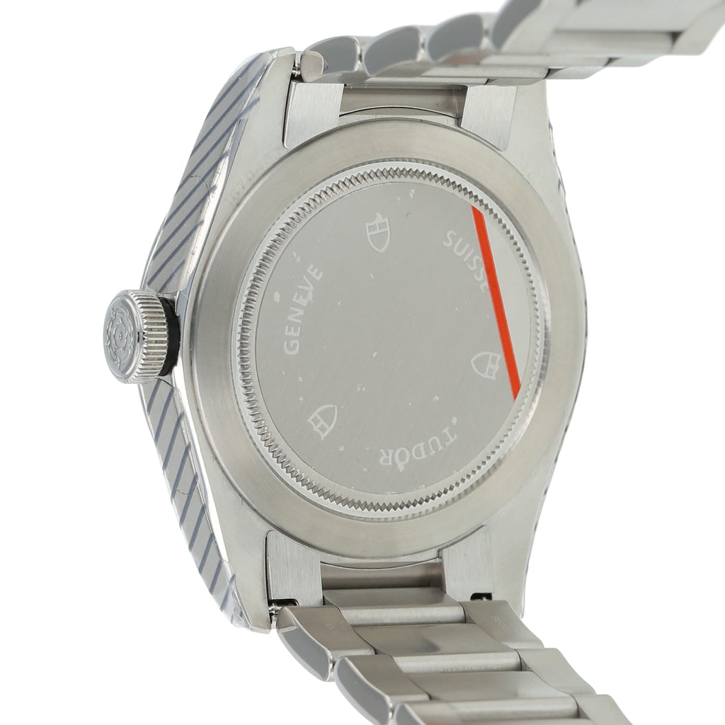 Tudor Black Bay Automatic Black Dial Silver Steel Strap Watch for Men - M79540-0001