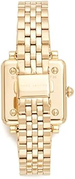 Marc Jacobs Vic Silver Dial Gold Steel Strap Watch for Women - MJ3462