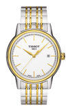 Tissot T Classic Carson Automatic White Dial Two Tone Steel Strap Watch for Men - T085.407.22.011.00
