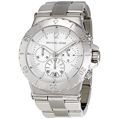 Michael Kors Dylan Silver Dial Silver Steel Strap Watch for Women - MK5312