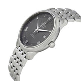 Omega De Ville Prestige Co-Axial Automatic Grey Dial Silver Steel Strap Watch for Men - 424.10.40.20.06.001