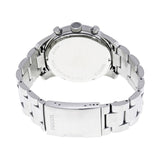 Fossil Pilot 54 Chronograph Navy Blue Dial Silver Steel Strap Watch for Men - FS5203