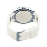 Guess Luna Diamonds White Dial White Rubber Strap Watch for Women - W0653L2