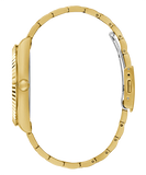 Guess Connoisseur Analog Gold Dial Gold Steel Strap Watch For Men - GW0542G2