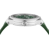 Salvatore Ferragamo F-80 Classic Green Dial Green Rubber Strap Watch for Men - SFHY02722