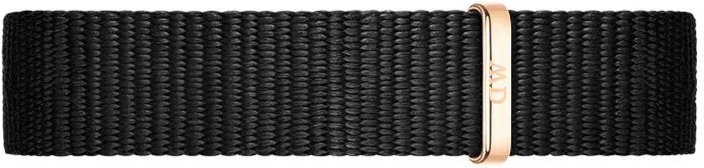 Daniel Wellington Classic Petite Cornwall White Dial Black NATO Strap Watch For Women - DW00100251