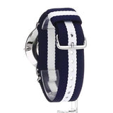 Daniel Wellington Classic Glasgow White Dial Two Tone NATO Strap Watch For Men - DW00100018