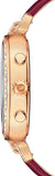 Swarovski Era Journey Red Dial Red Leather Strap Watch for Women - 5416701