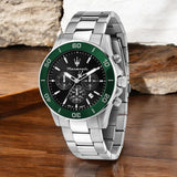 Maserati Competizione Chronograph Black Dial Silver Steel Strap Watch For Men - R8873600008