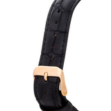 Daniel Wellington Dapper Reading White Dial Black Leather Strap Watch For Men - DW00100107