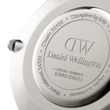 Daniel Wellington Classic Winchester White Dial Two Tone Nylon Strap Watch For Women - DW00100049