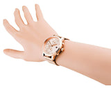 Tommy Hilfiger Blake Chronograph Rose Gold Dial Rose Gold Mesh Bracelet Watch For Women - 1781907