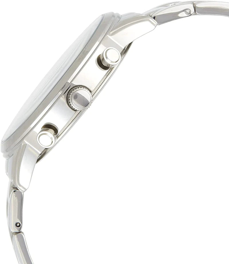 Guess Hendrix Silver Dial Silver Steel Strap Watch for Men - GW0066G1