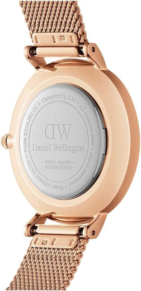 Daniel Wellington Petite Rose Gold Dial Rose Gold Mesh Strap Watch For Women - DW00100472