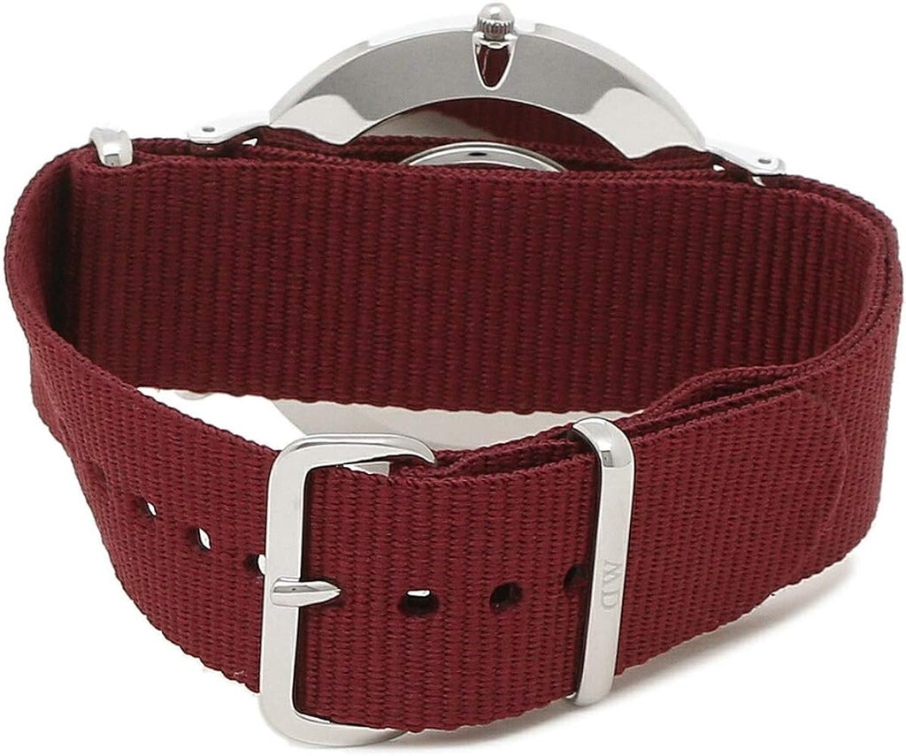 Daniel Wellington Classic Roselyn Black Dial Red NATO Strap Dial Watch For Women - DW00100270