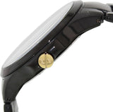 Armani Exchange Hampton Chronograph Black Dial Black Steel Strap Watch For Men - AX2121