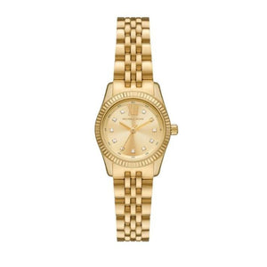 Michael Kors Lexington Analog Gold Dial Gold Steel Strap Watch for Women - MK4741