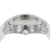 Gucci Sync Quartz White Dial White Rubber Strap Unisex Watch - YA137302