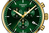 Tissot T Sport Chrono XL Classic Green Dial Two Tone Steel Strap Watch for Men - T116.617.22.091.00
