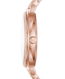 Michael Kors Cinthia Mother of Pearl Rose Gold Dial Rose Gold Steel Strap Watch for Women - MK3643