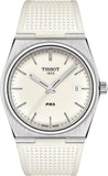 Tissot PRX 40 White Dial White Rubber Strap Watch For Men - T137.410.17.011.00