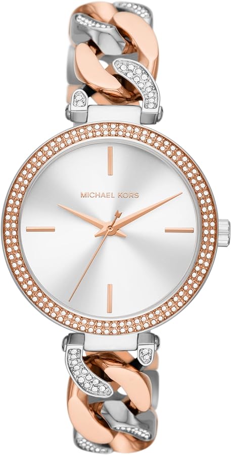 Michael Kors Catelyn Quartz Silver Dial Two Tone Steel Strap  display picture 1