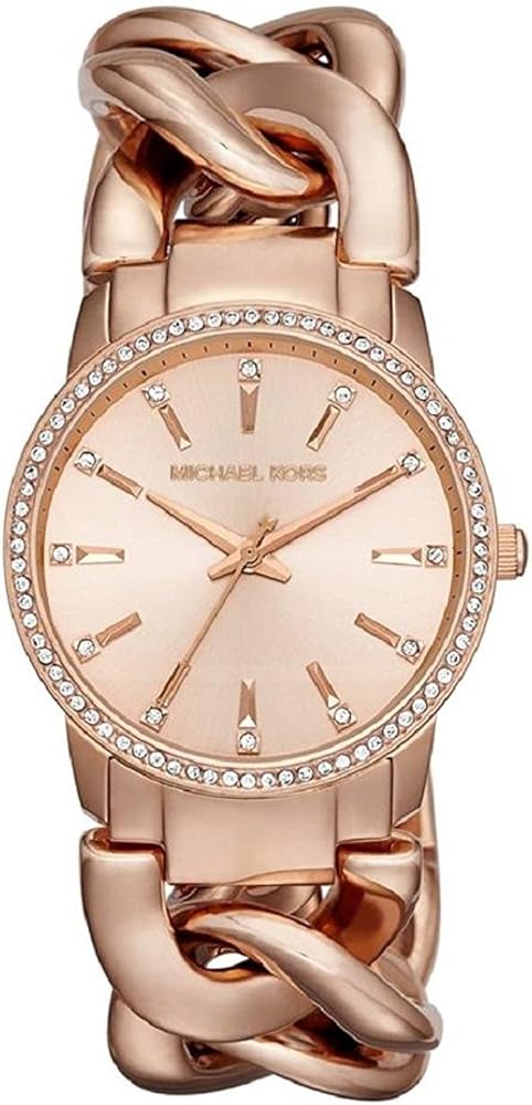 MICHAEL KORS 腕時計 Michael Kors Nini Quartz Crystals Rose Gold Dial Rose Go Watch For Wom