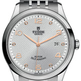 Tudor 1926 Automatic Diamonds Silver Dial Silver Steel Strap Watch for Men - M91650-0003