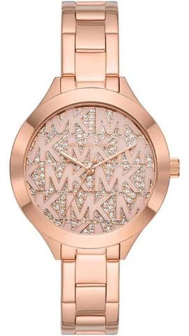 Michael Kors Slim Runway Rose Gold Dial Rose Gold Steel  display picture 3