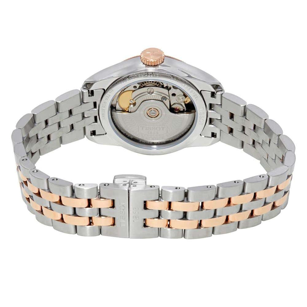 Tissot Ballade Powermatic 80 Cosc Mother of Pearl Dial Two Tone Steel Strap Watch For Women - T108.208.22.117.01