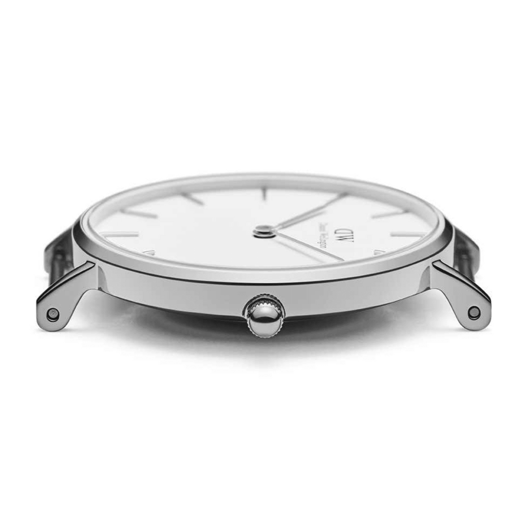 Daniel Wellington Classic Petite Rosewater White Dial Pink NATO Strap Watch For Women - DW001000318