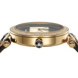 Michael Kors Parker Black Dial Cheetah Print Brown Leather Strap Watch For Women - MK4723