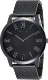 Guess Richmond Black Dial Black Mesh Bracelet Watch for Men - W1263G3