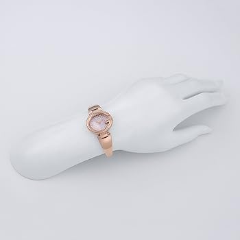 Gucci Guccisima Quartz Mother of Pearl White Dial Rose Gold Steel Strap Watch for Women - YA134512