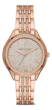 Michael Kors Cinthia Mother of Pearl Rose Gold Dial Rose Gold Steel Strap Watch for Women - MK3643