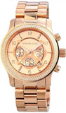 Michael Kors Dylan Rose Gold Dial Rose Gold Steel Strap Watch for Women - MK5576