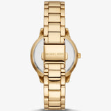 Michael Kors Tibby Pave Gold Dial Gold Steel Strap Watch for Women - MK1057